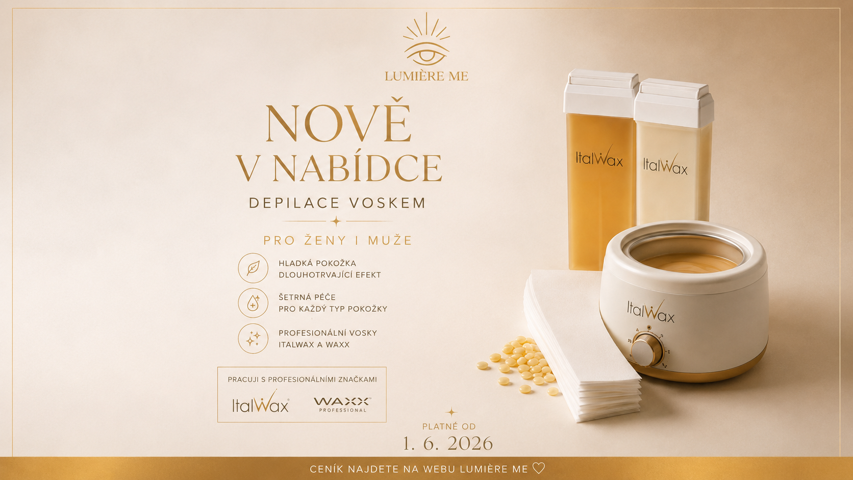 Přečtete si více ze článku NOVINKA: DEPILACE NOVĚ V NABÍDCE